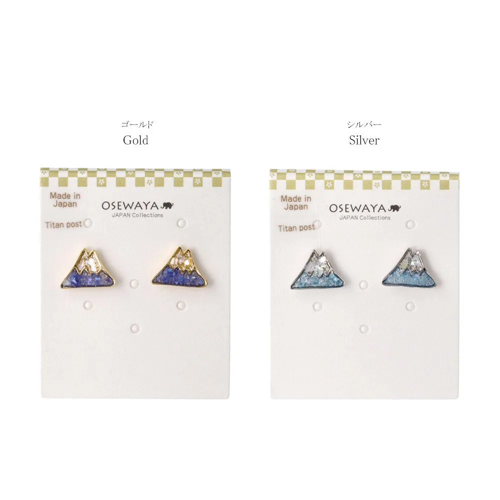 Fujiyama Stud Earrings