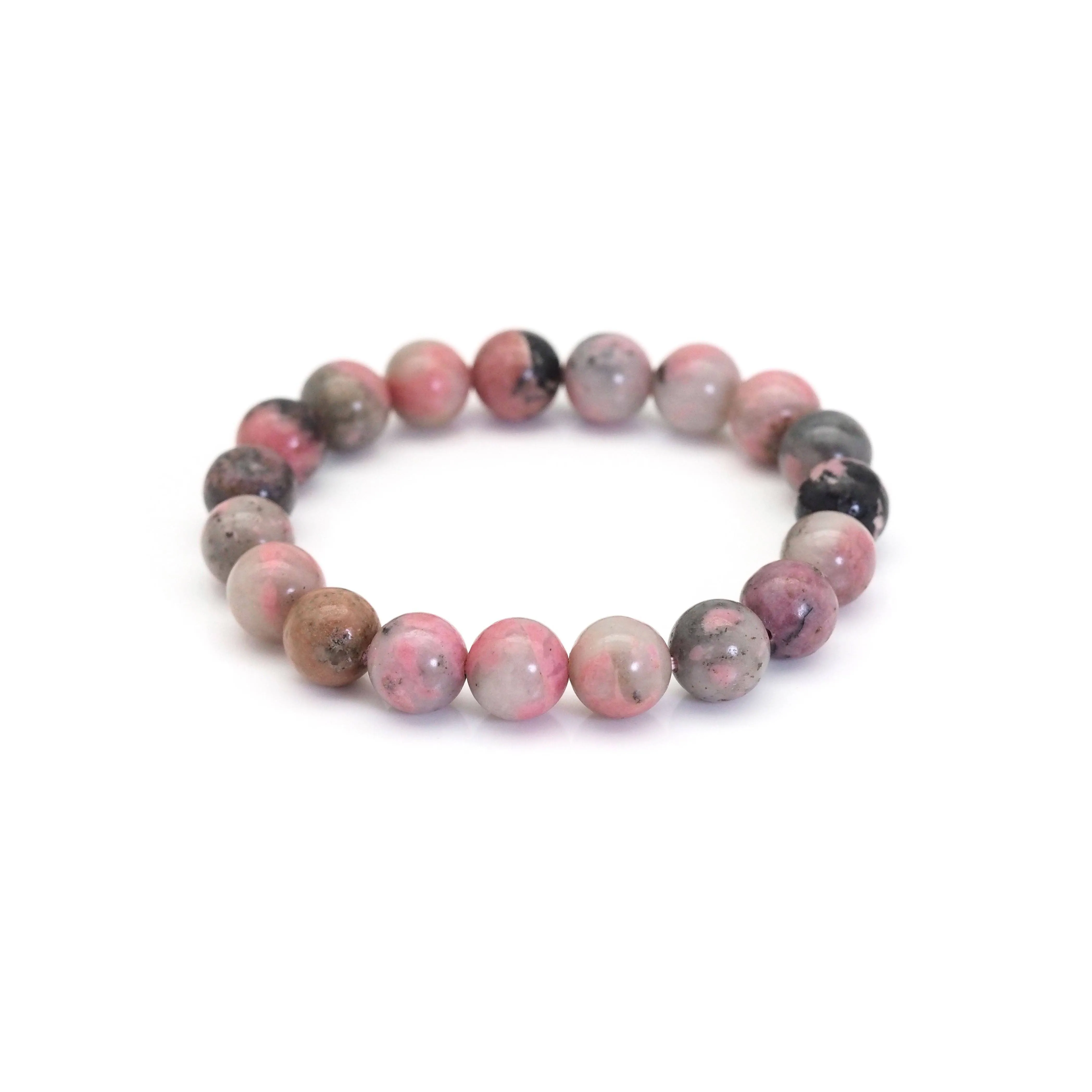 Genuine Rhodochrosite Stretchy Bracelet, 8mm