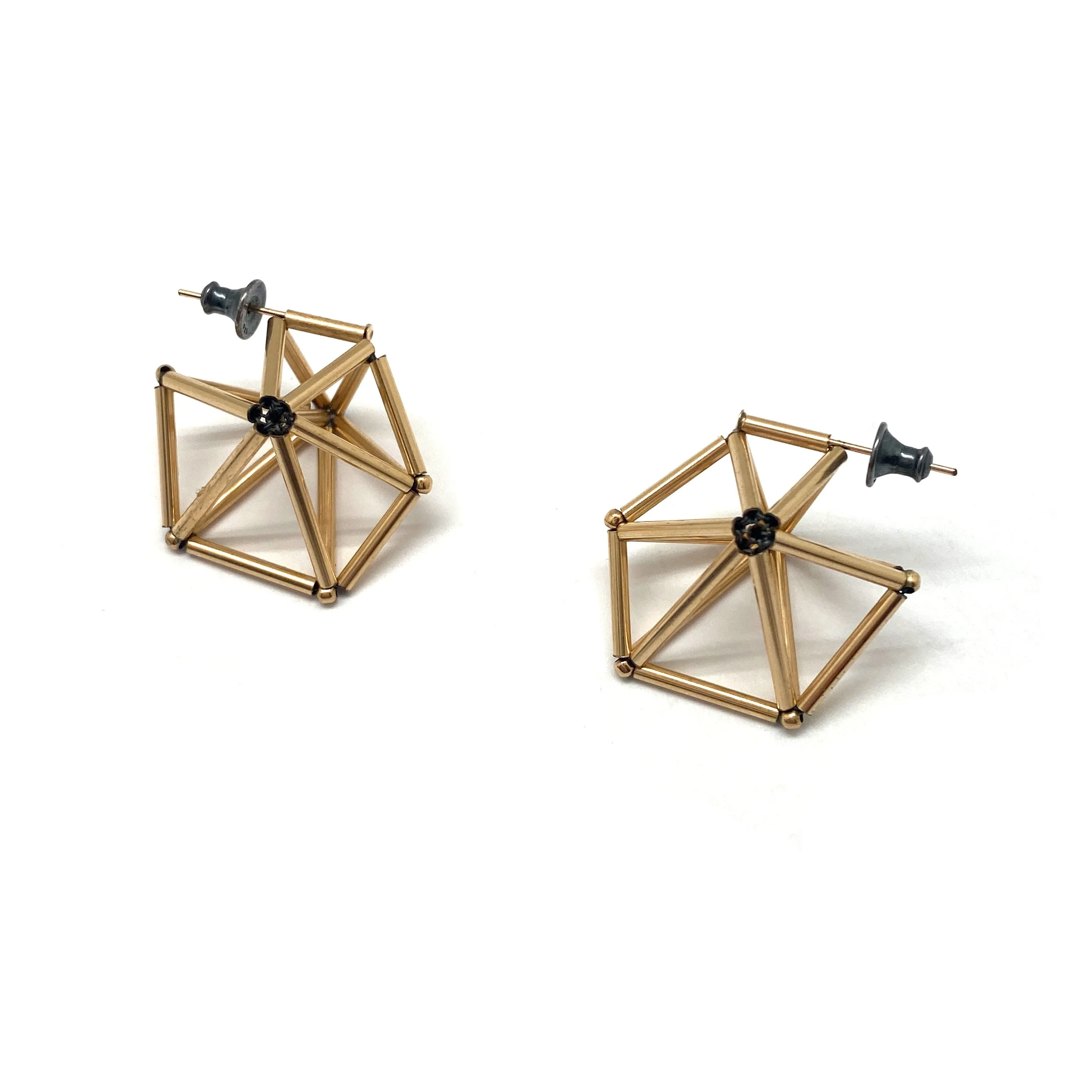 Geometric Gold Earrings