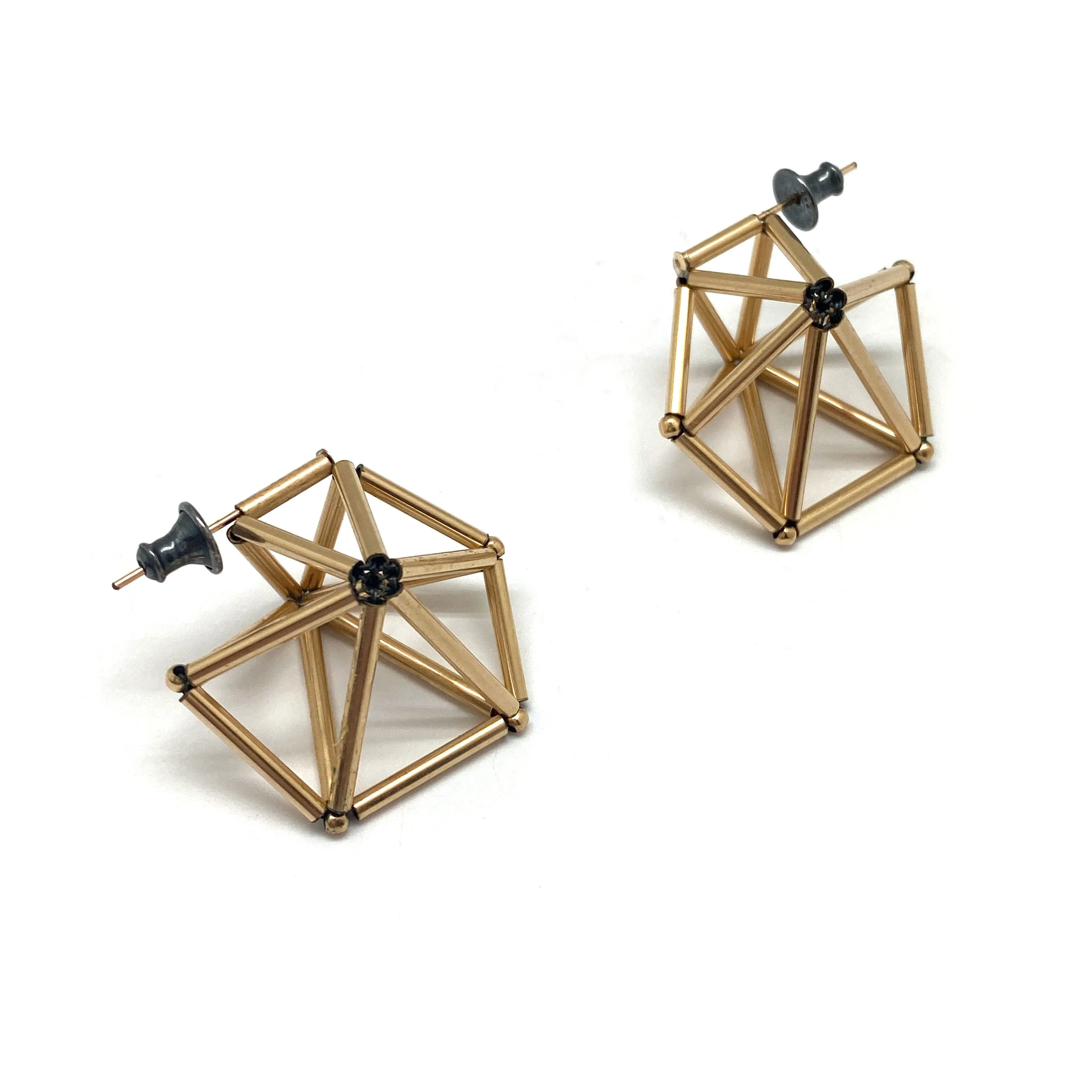 Geometric Gold Earrings