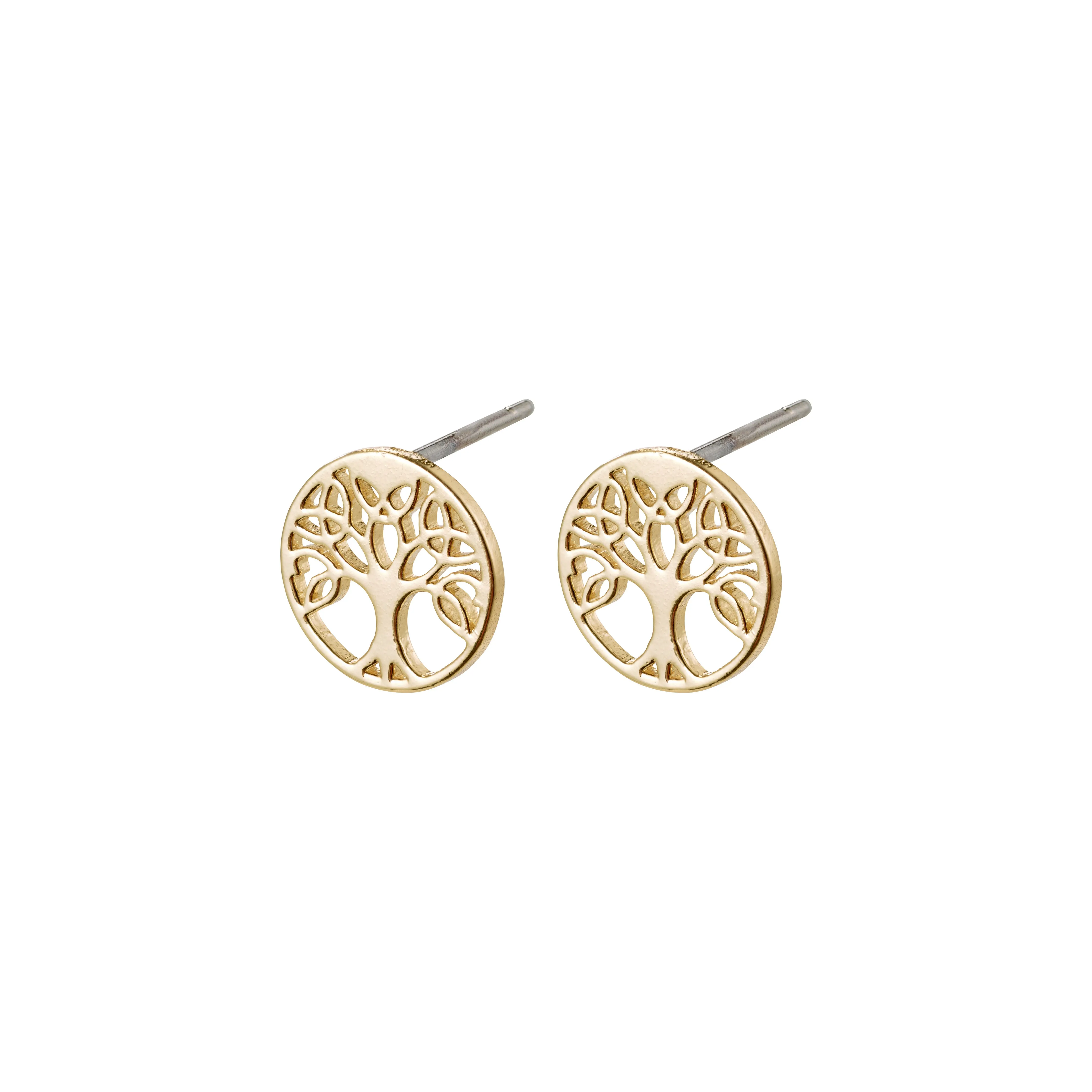 GEORGINA recycled earstuds gold-plated