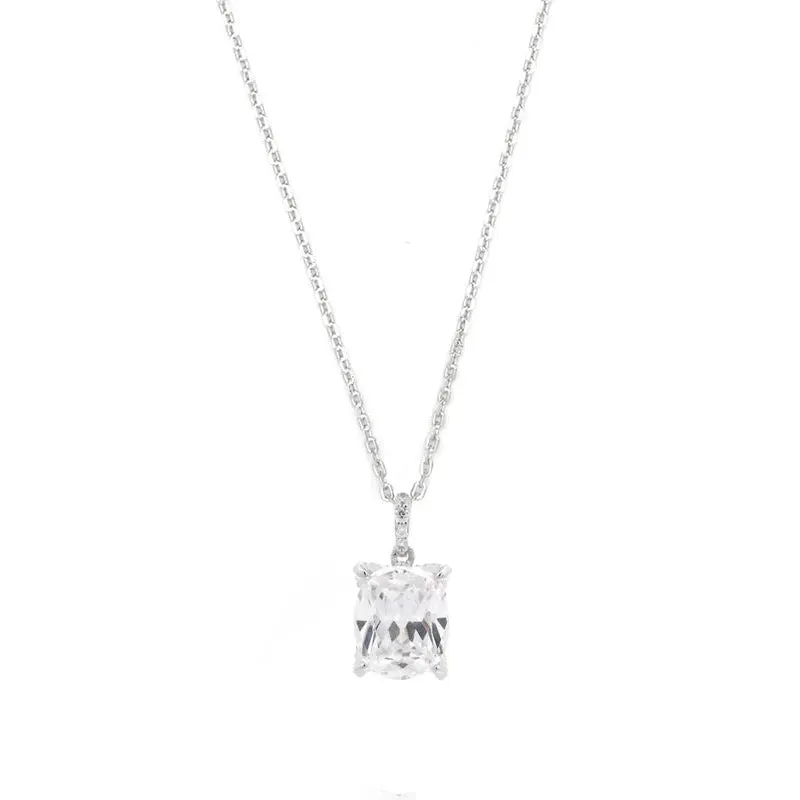 Georgini Sydney Soiree Elaine Cushion Cut Pendant - Silver