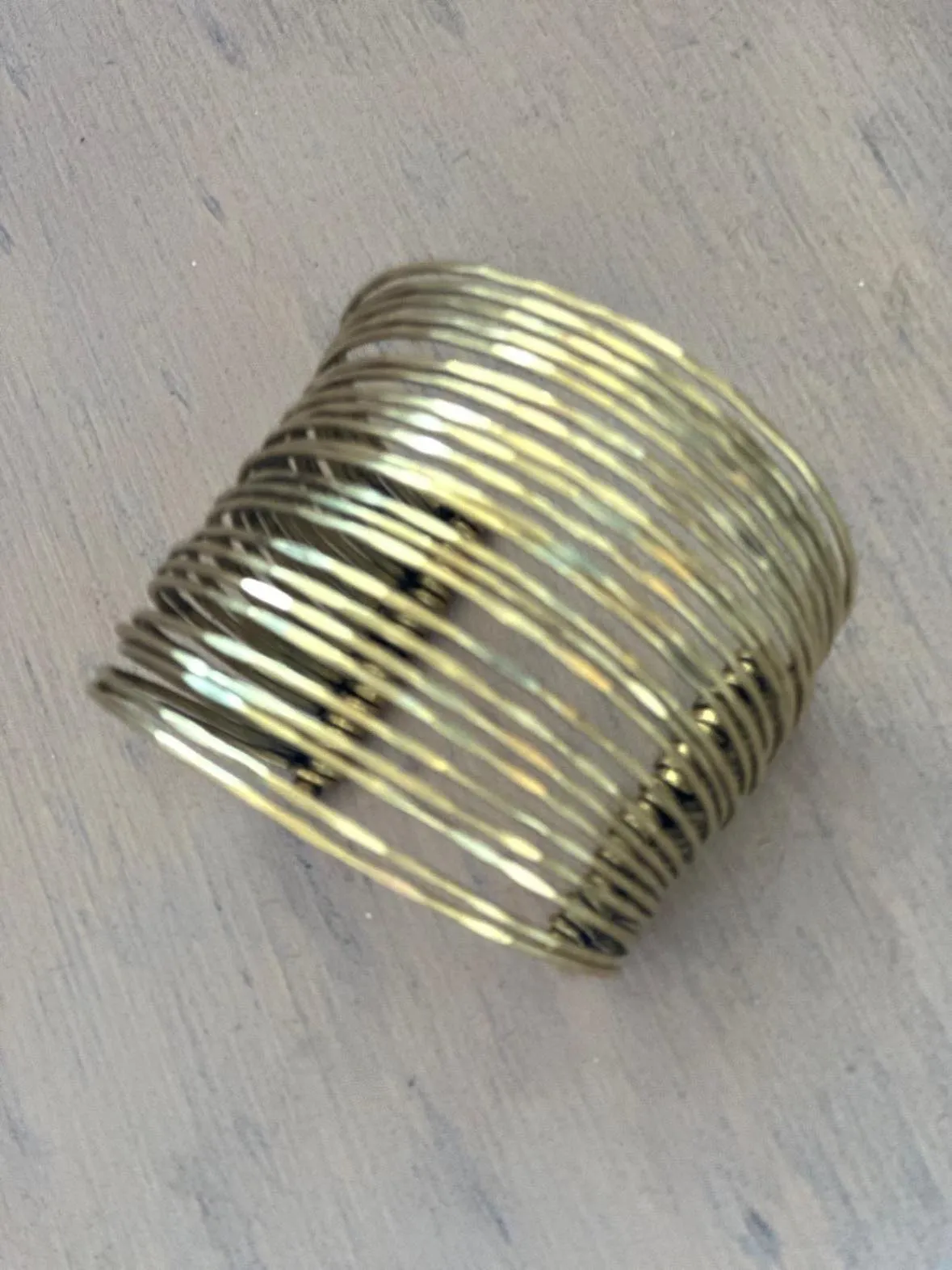 Gold Stacked Cuff