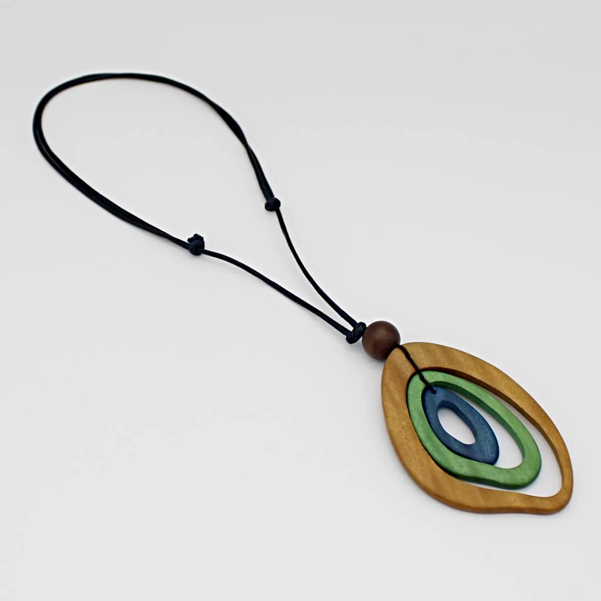 Green Abstract Naomi Pendant