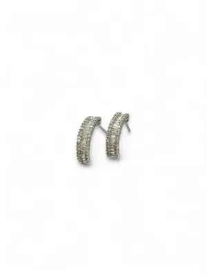 HALF LOOP NATURAL DIAMOND EARRINGS