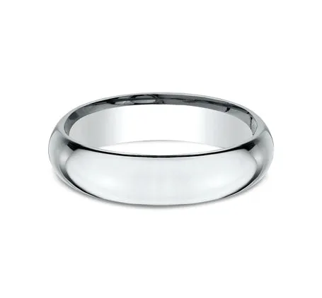 High Dome Wedding Band