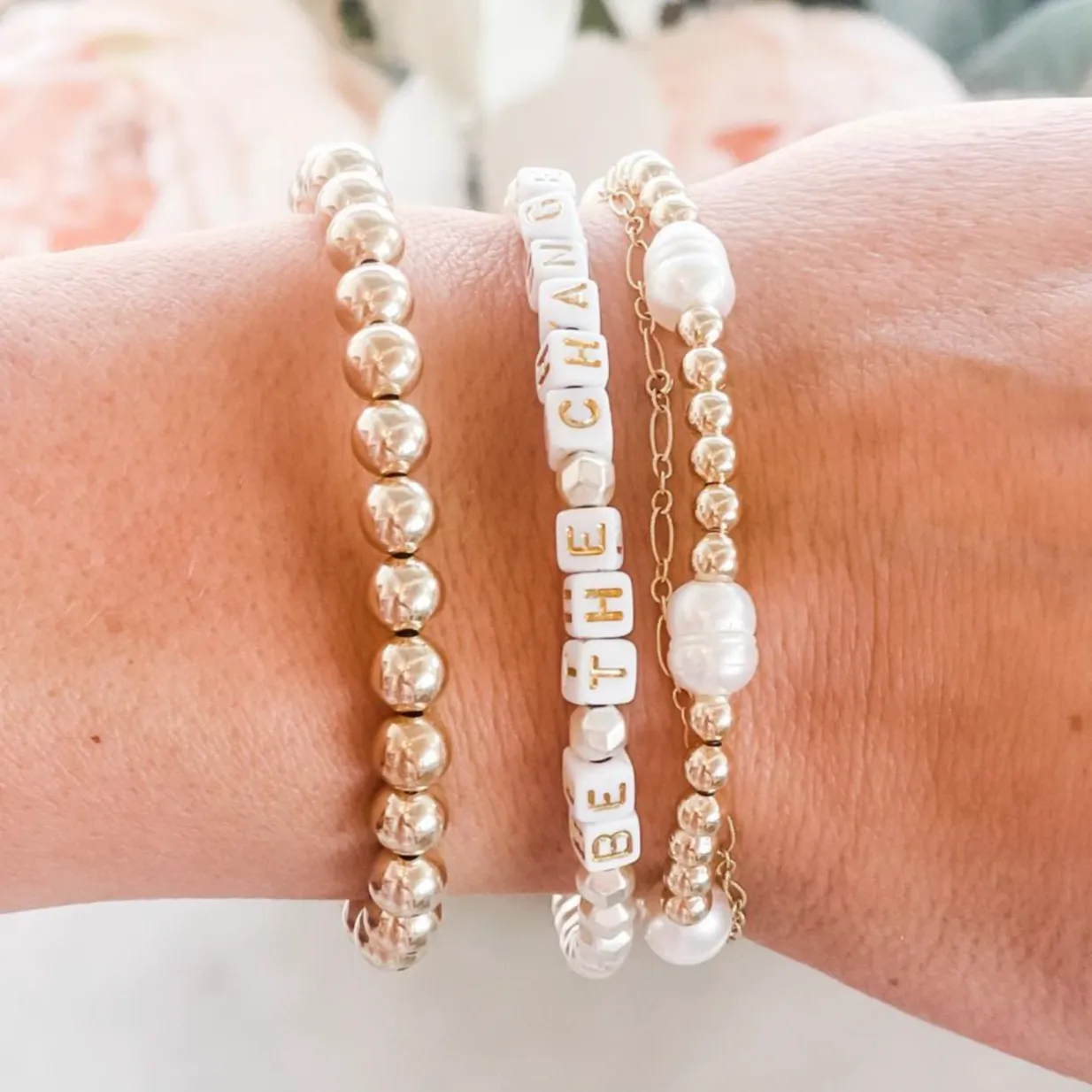 Hope Stack Stone Bracelets