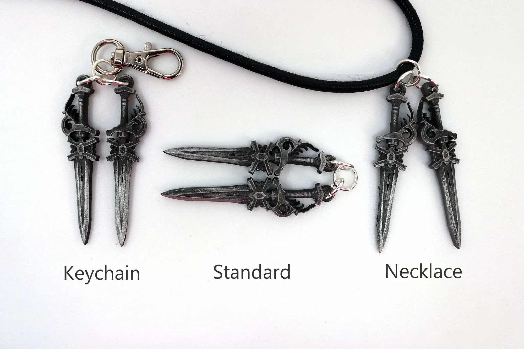 Ignis Daggers Keychain / Necklace - FFXIV