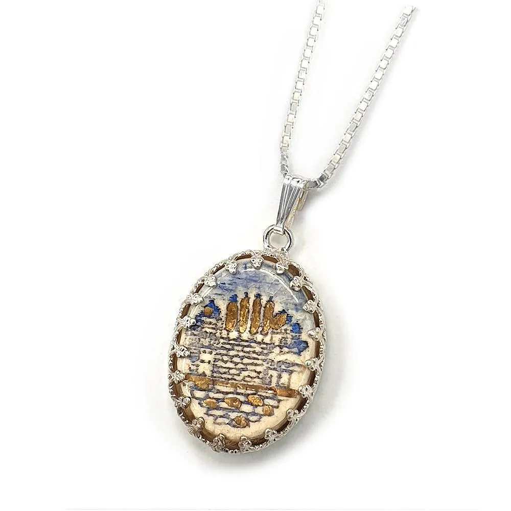 Jerusalem Handmade Ceramic Pendant Amazing Gift