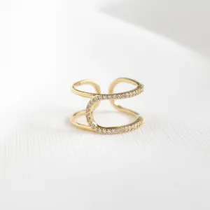 Lena Line Ring