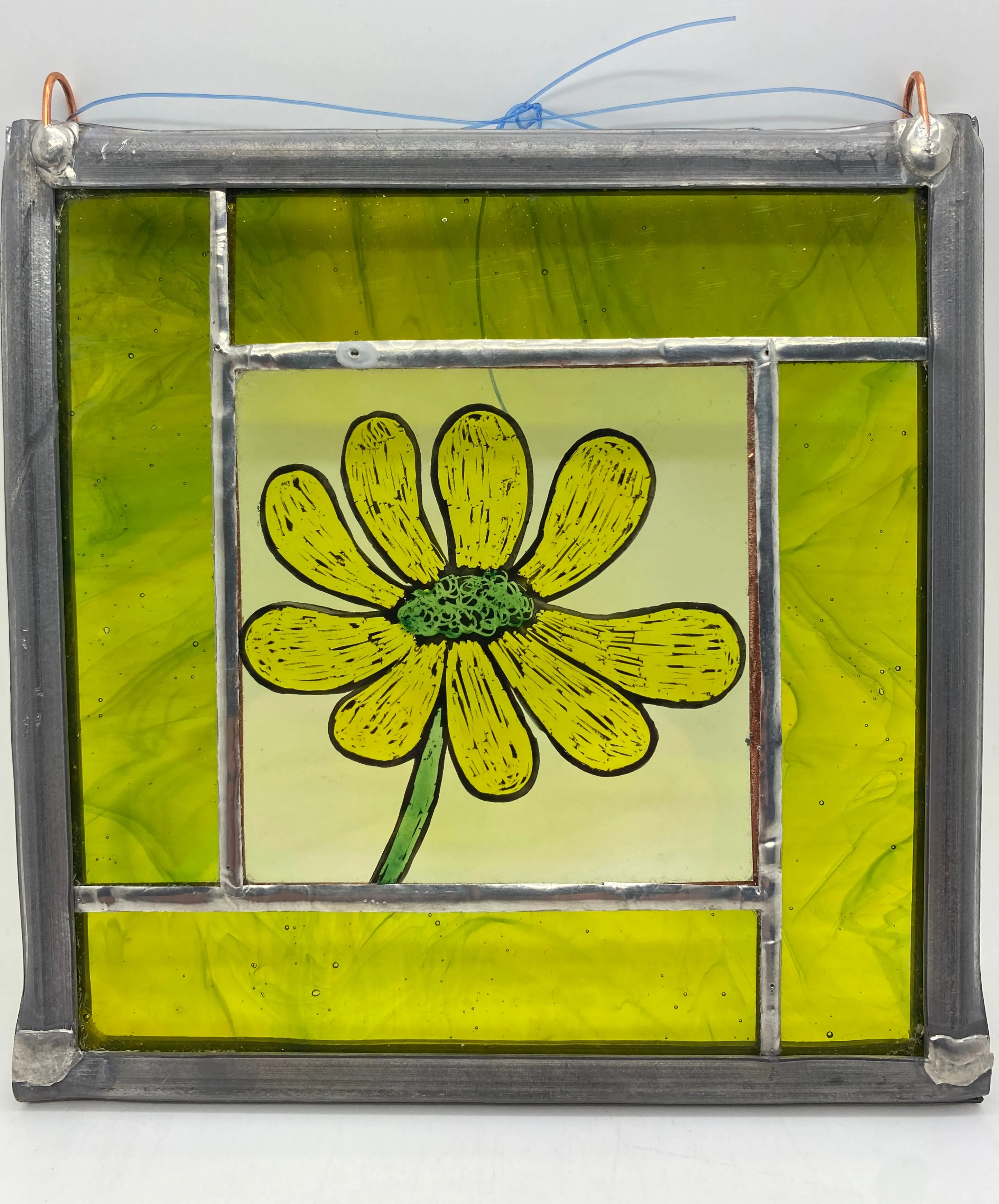 Liz Dart Stained Glass buttercup panel (LD)