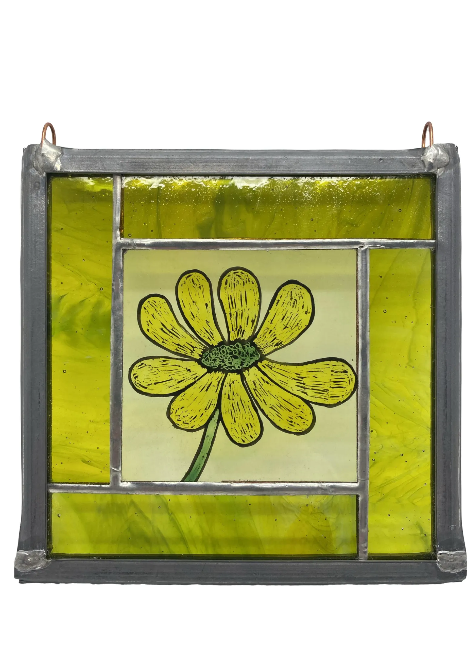 Liz Dart Stained Glass buttercup panel (LD)