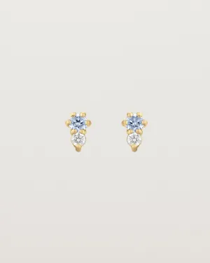 Lottie Studs | Ceylon Sapphires & Diamonds