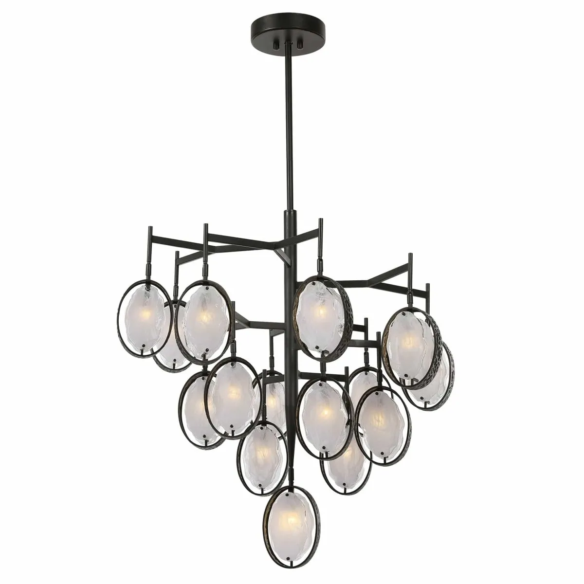 Maxine Midcentury Chandelier, 15 Lt