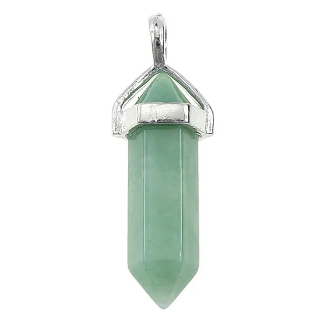 Natural Stone Pendants Point Pendants Charms pendants Quartz Opal Stone Chakra Pendant Jewelry Making Assorted Necklace