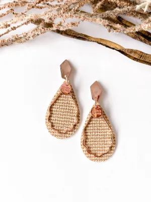 Natural Tone Textured Teardrops