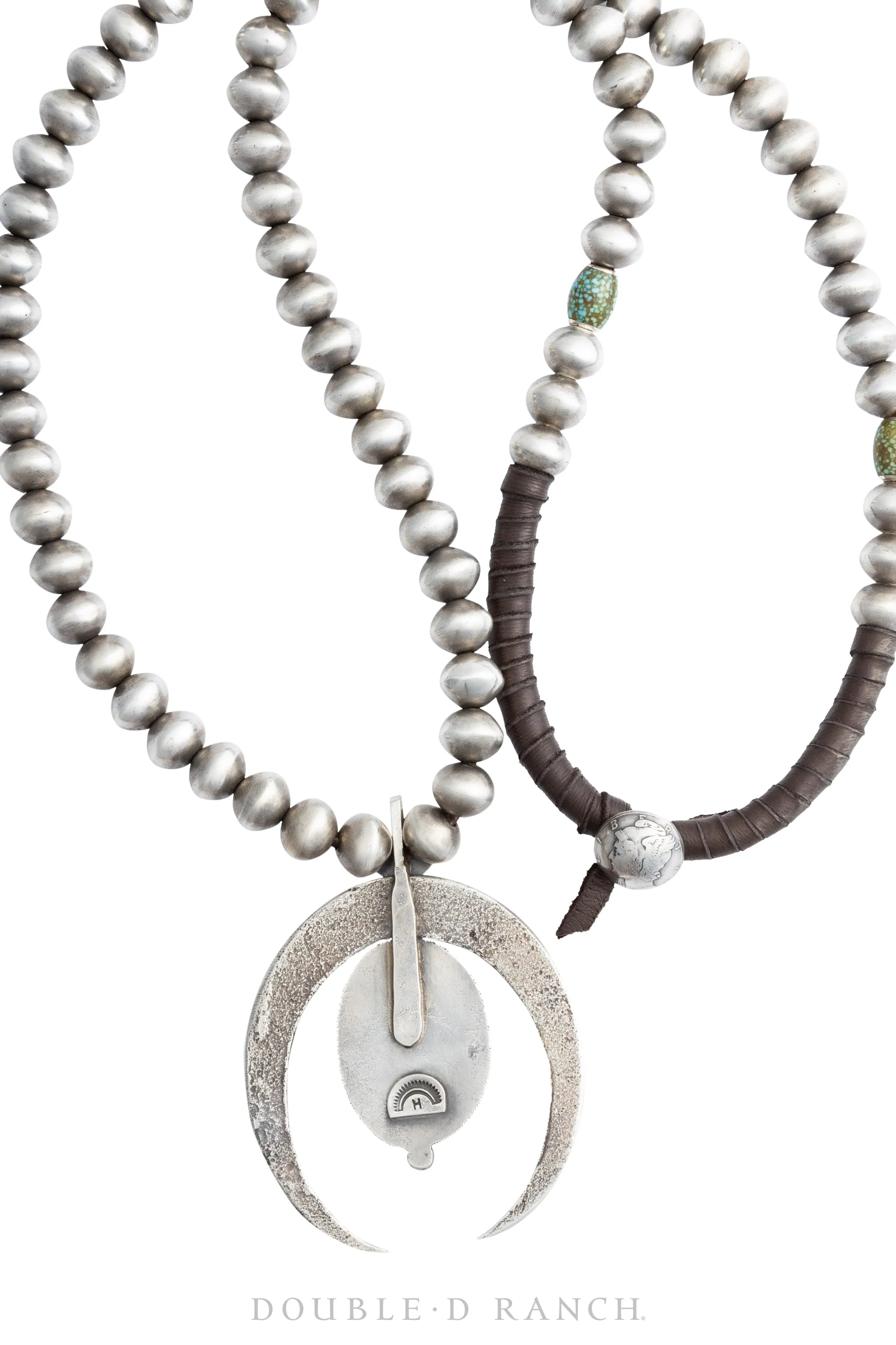 Necklace, Naja, Turquoise, Sterling Silver, Dennis Hogan Hallmark, Artisan, Contemporary, 1881