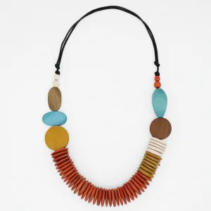 Orange Calista Statement Necklace