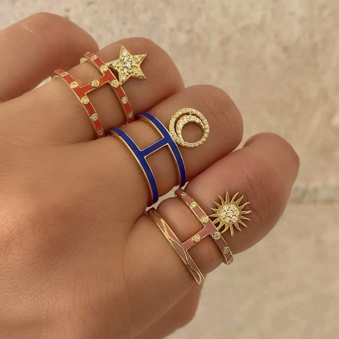 Orange Star Ring