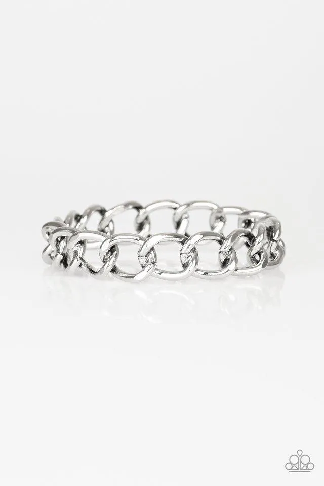 Paparazzi Bracelet ~ CHAINge of Scene - Silver