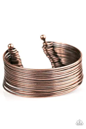 Paparazzi Bracelet ~ Tic Tac STACK! - Copper