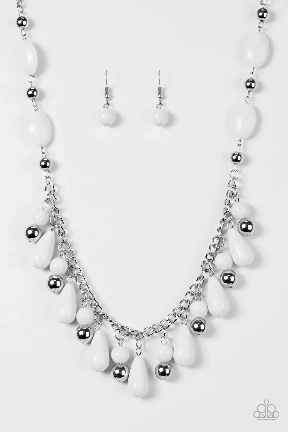 Paparazzi Necklace ~ HUEs She? - White