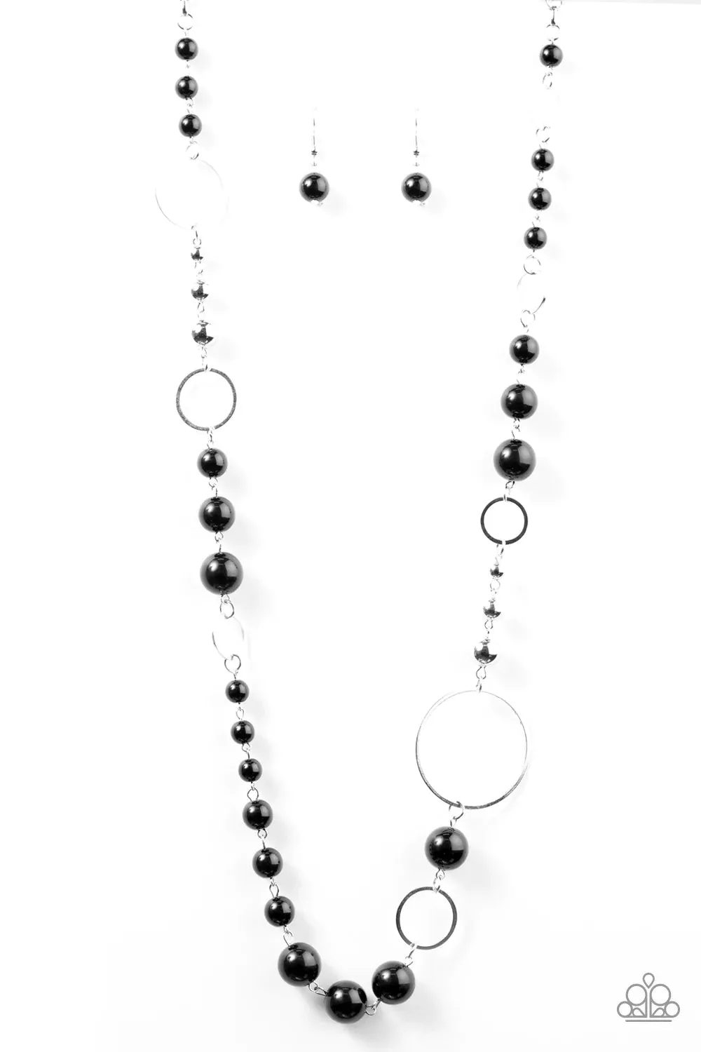 Paparazzi Necklace ~ Lady Etiquette - Black