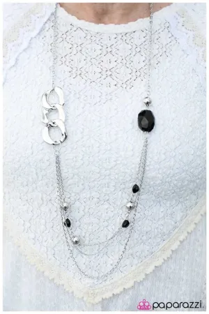 Paparazzi Necklace ~ May I Suggest... - Black