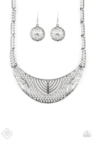 Paparazzi Necklace ~ On The MANE Stage - Silver