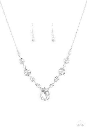 Paparazzi Necklace ~ Royal Rendezvous - White