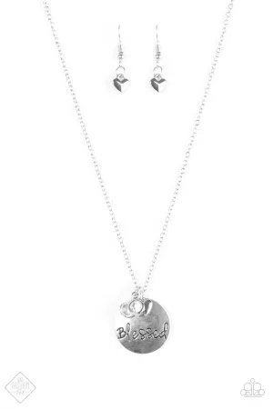 Paparazzi Necklace ~ What A Blessing  - Silver