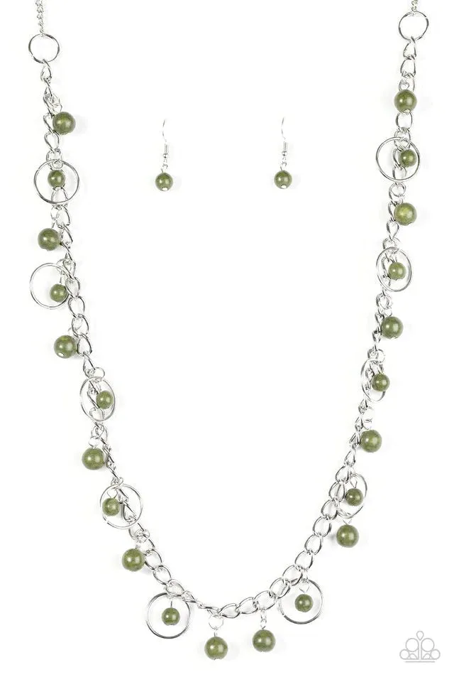 Paparazzi Necklace ~ Wolf Creek - Green