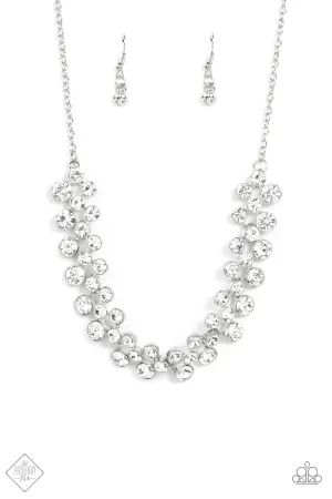 Paparazzi Necklace ~ Won The Lottery - White