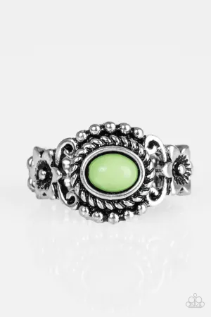 Paparazzi Ring ~ All Summer Long - Green