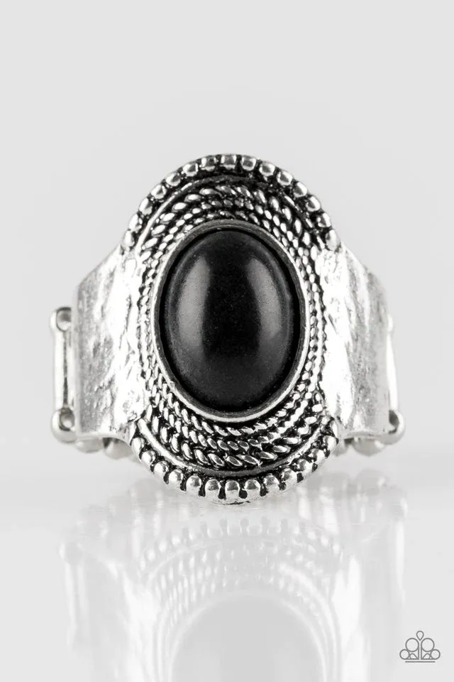 Paparazzi Ring ~ Modern Mesa - Black