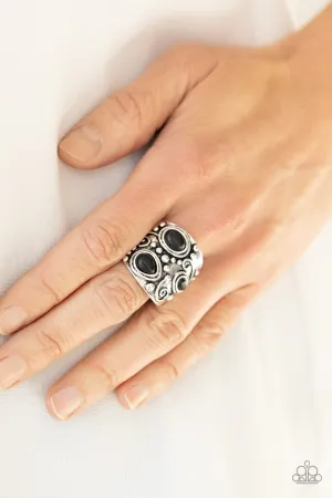 Paparazzi Ring ~ Modern Mountain Ranger - Black