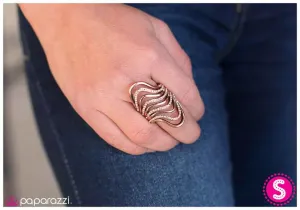 Paparazzi Ring ~ Rolling In It - Copper