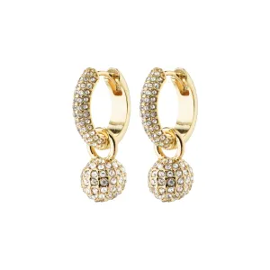 Pilgrim Edtli Crystal Hoop Earrings