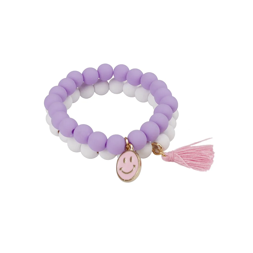 PRETTY PASTEL SOFT TOUCH BRACELETS - 2 COLORS