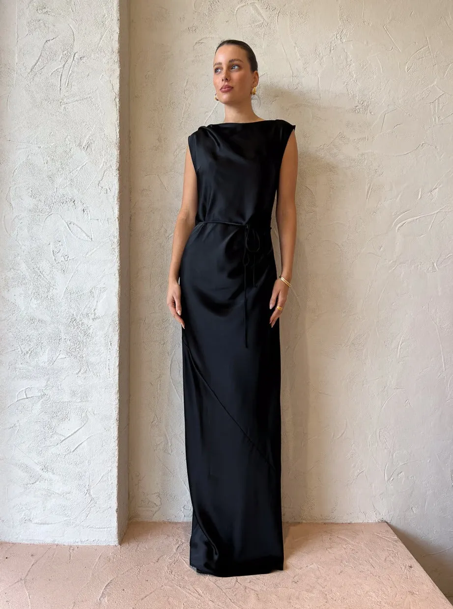 Rumer Iluka Maxi Dress in Black