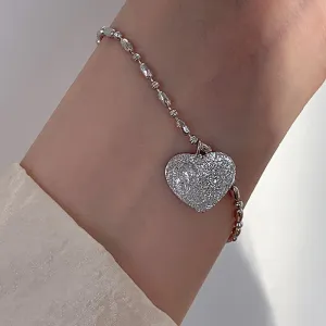 Shining Sand Starlight Love Bracelet Super Fairy Exquisite Light And Luxury Niche