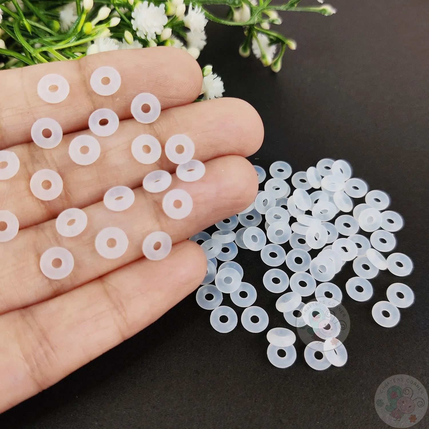 Silicone Rubber Stoppers For Bracelets & DIY Jewelry