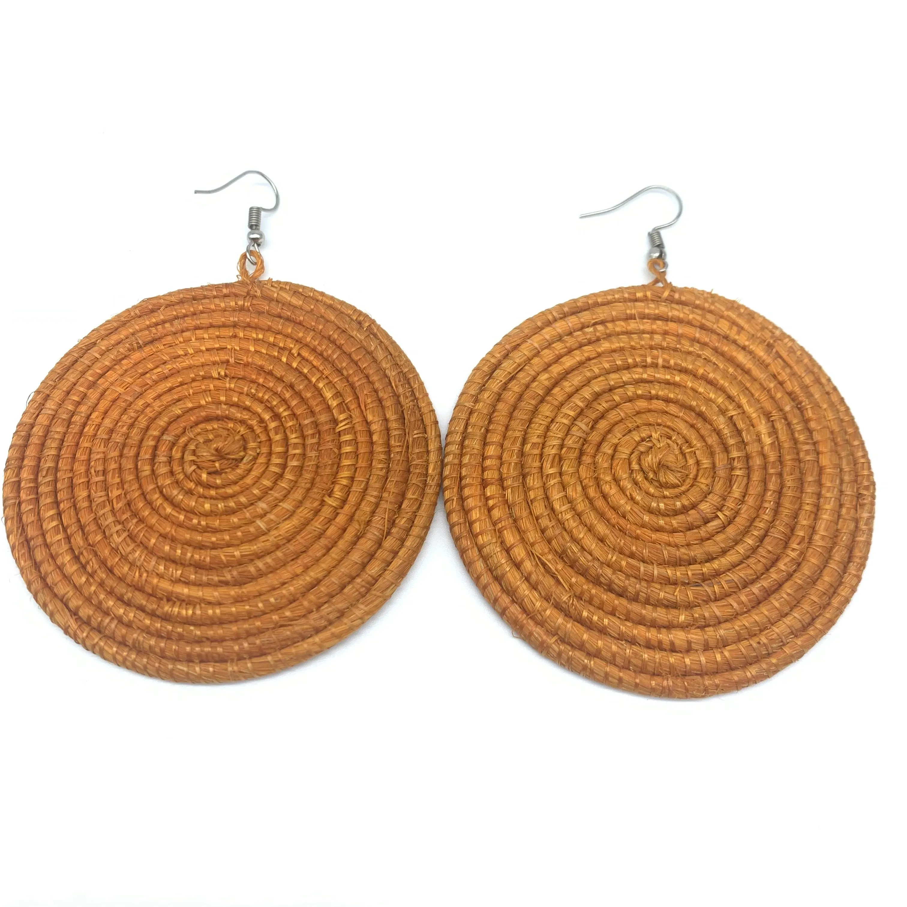 Sisal Earrings- Natural 2