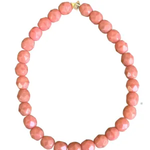 Soft Pink Faceted 6mm Bracelet