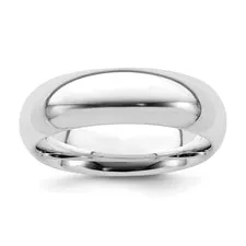 Sterling Silver 6mm Comfort Fit Band