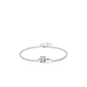 Sterling silver CZ stone bracelet