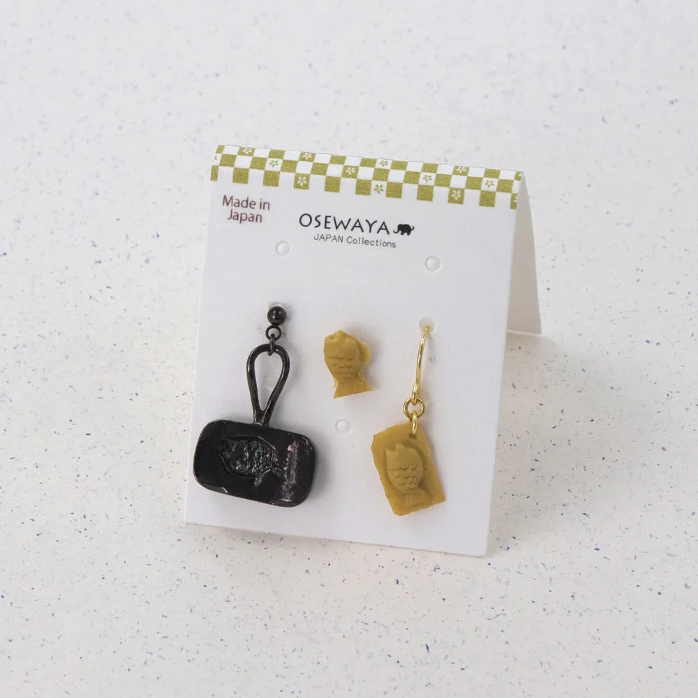 Taiyaki Mixed Earring Set