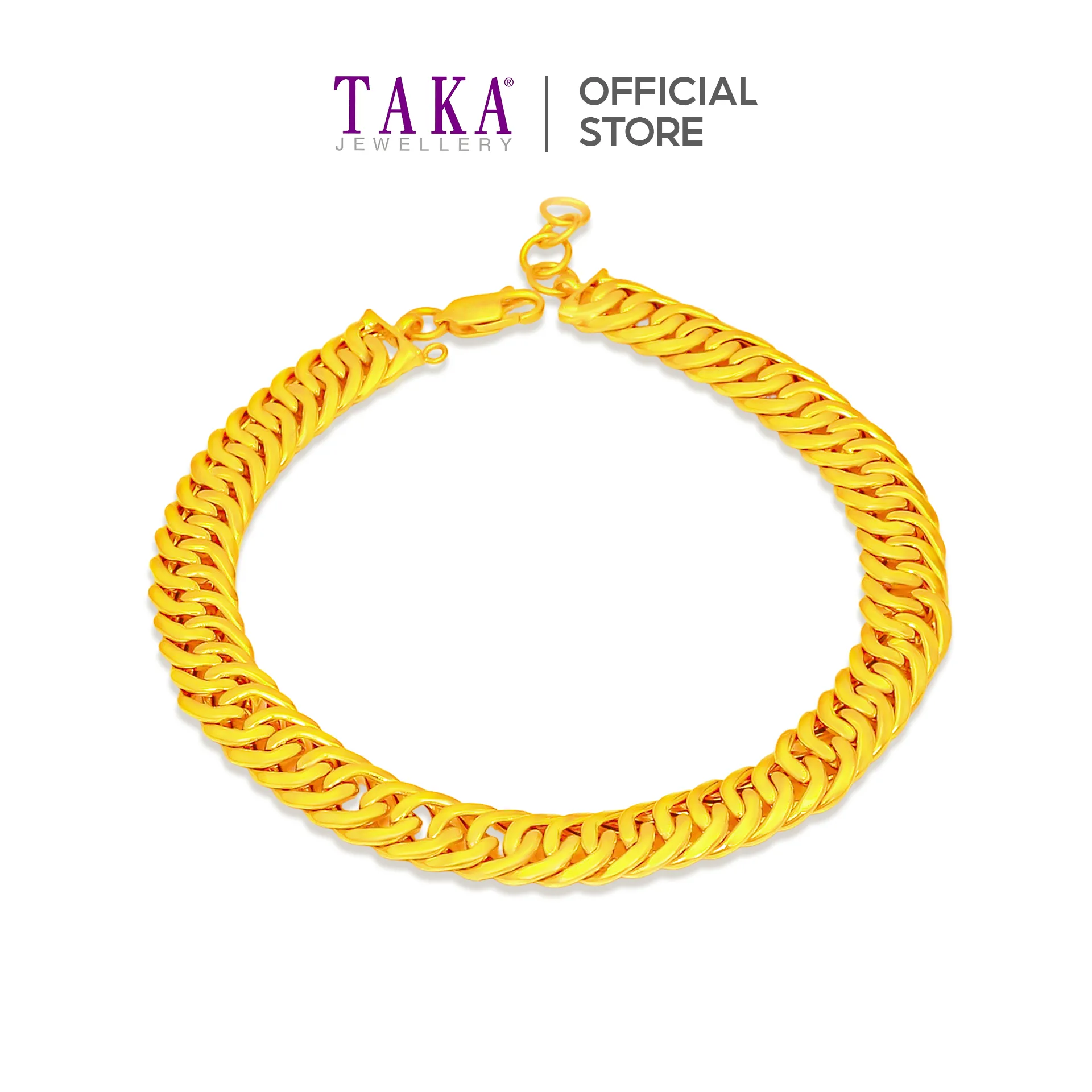 TAKA Jewellery 916 Gold Bracelet