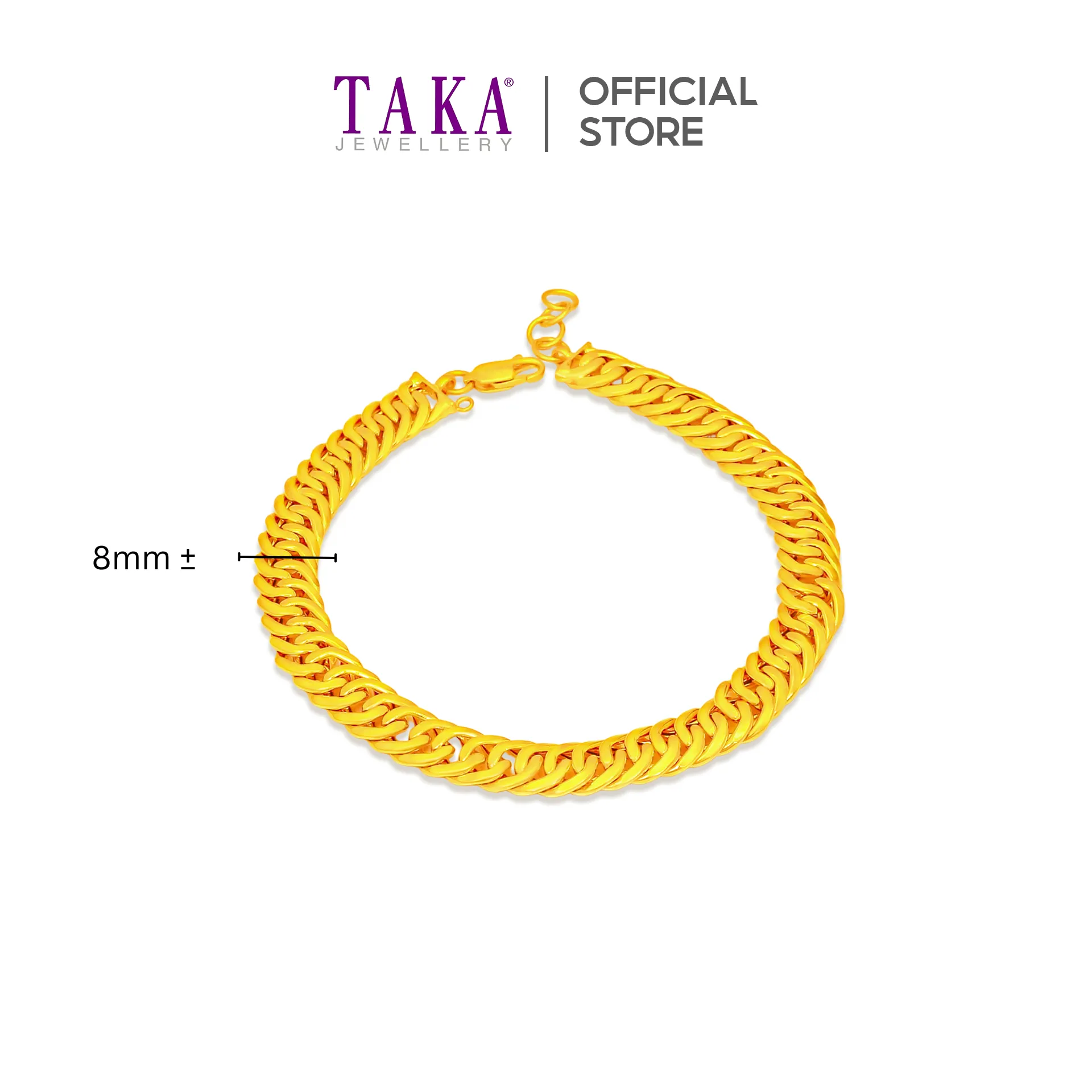 TAKA Jewellery 916 Gold Bracelet