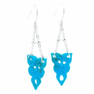 Turquoise Tribal Earrings